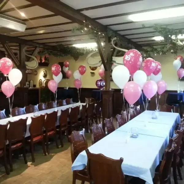 Grond/tafeltrosjes ballonnen