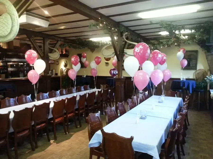 Grond/tafeltrosjes ballonnen