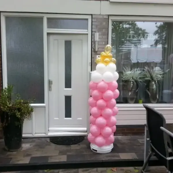 Ballonpilaar babyfles