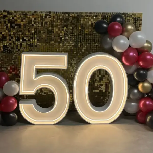 XXL Led lichtcijfers